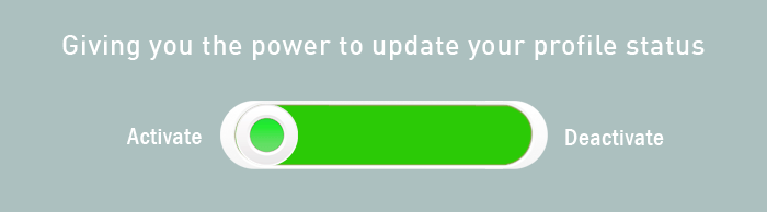 Giving you the power to update your profile status