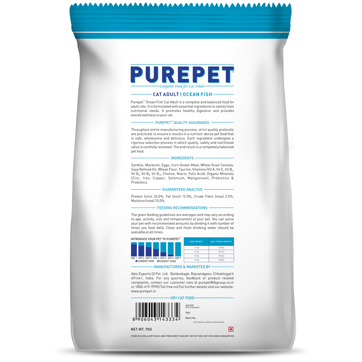 purepet 20 kg